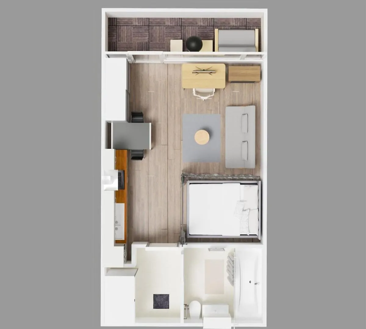 Large Cozy Studio With Balcony And Kitchen At Pasing München 0*,